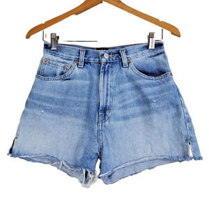 BDG Denim Jean Shorts Womens 26‎ Distressed Cut-offs Girlfriend High Rise